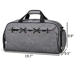 Hot Selling Leather Duffel <b>Bags</b> for Men Women Genuine Leather Travel <b>Overnight</b> Weekend Leather Duffle <b>Bag</b> - Product Image 3