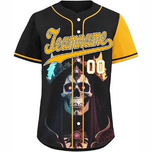 Maillot de baseball sublimé athlétique en tissu polyester premium pour les performances en match de baseball - Product Image 3