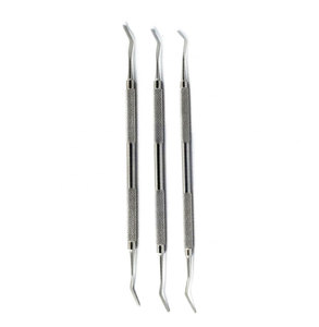 Spatules dentaires manuelles professionnelles en acier inoxydable à double extrémité pour composites, 3 pièces (2mm, 2.5mm, 3mm) – Instruments de restauration - Product Image 6
