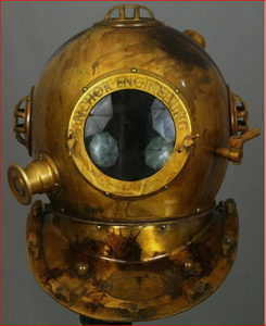 Casque de plongée Anchor Morse US Navy Mark V, taille complète, pour plongeurs - Product Image 4