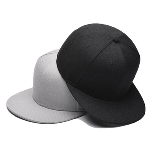 Unisex 6-Panel Baseball <b>Cap</b> Solid Color Fitted Hat Cotton Yarn Material Casual Style Black and Gray Adult Size 58-60CM - Product Image 1