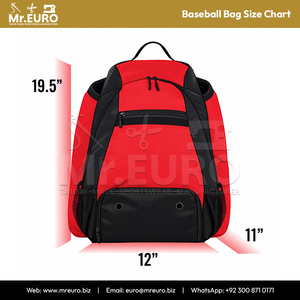 Bolsa de Béisbol Personalizada Blanca, Gris y Negra con Panel Perforado, Mochila Deportiva de Mr. Euro Manufacturing Company, Mezcla de Poliéster - Product Image 5