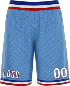 Shorts d'uniforme de basketball personnalisés pour hommes et jeunes, 100 % polyester, toile anti-UV, imperméables, respirants, séchage rapide, OEM/ODM - Product Image 2