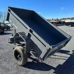 Remolque Volquete 5x8 de Gran Venta con Puerta Esparcidora 5K, Modelo 2024, Disponible para Agricultores y Contratistas, Entrega Rápida - Product Image 2