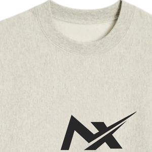 Sweat-shirt en molleton à col rond, coupe décontractée, confortable, avec coutures durables pour broderie et impression personnalisées - Product Image 3