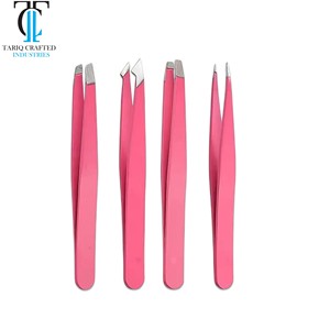 Juego de Pinzas para Cejas de Acero Inoxidable de Alta Calidad, Pinzas de Punta Inclinada de Precisión para Depilar y Dar Forma a las Cejas y el Rostro - Product Image 4