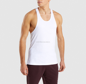 OEM Summer High Quality <b>Men's</b> Cotton Tank Top Fitness Gym <b>Men</b> Tank Top Plus Size <b>Men's</b> Gym <b>Singlets</b> Trending Wholesale Price - Product Image 1