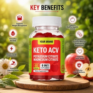 Gomitas para Adelgazar de Marca Privada OEM con ACV y K2 para Apoyar el Metabolismo - Product Image 4