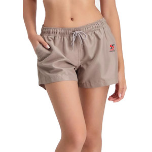 Shorts de Playa para Mujer, de Verano, Casuales, de Color Sólido, Cintura Elástica, Ligeros, Transpirables y de Secado Rápido, Calidad Premium - Product Image 1