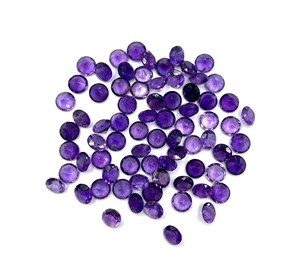 Natural African Amethyst Round Cut Shape Loose Gemstone Sizes 3-10 MM , Purple Semi-Precious Stone for Jewelry Making - Product Image 5