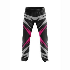 Men's Black Pink Gray Sublimation Printed Sporty Sweatpants Elastic Waist Quick Dry Lightweight Summer Wear - Product Image 1