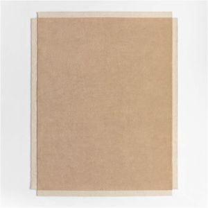 Alfombra Moderna Hecha a Mano con Diseño de Ladrillo, Forma Irregular, de Lana/Seda, con Base de Látex, Antideslizante, Acolchada, Suave y Abstracta - Product Image 1