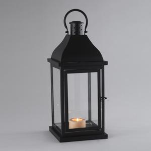 Iron Lantern With <b>Tree</b> Pattern Die Cutting Design For Home <b>Decoration</b> - Product Image 2