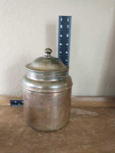 <b>Stainless</b> <b>Steel</b> Spice Storage <b>Container</b> Set with Antique Design Perfect for Decorative Tabletop Home Storage and Organization - Product Image 5