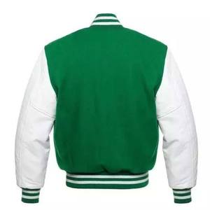 Custom <b>Long</b> Sleeve Men's Baseball Varsity <b>Jacket</b> Men Plain Blank <b>jacket</b> for men, patchwork High Quality Wholesale Price - Product Image 4