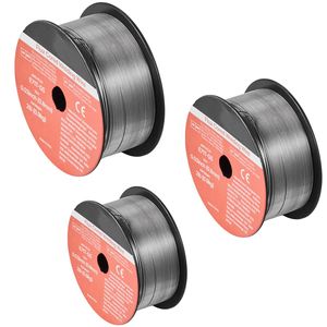 Filo per saldatura MIG a nucleo fuso E71T GS 0,03 pollici 2 libbre, senza gas, per acciaio dolce, a bassa schizziatura, per saldatura ad arco in tutte le posizioni, 15 kg 5 kg - Product Image 1