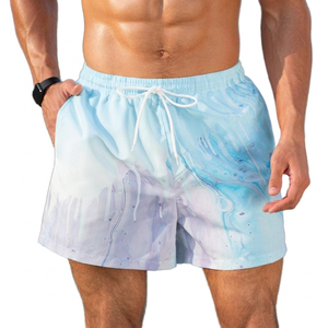 Shorts de bain cargo décontractés pour hommes, séchage rapide, nouvelle collection, respirants, 100 % polyester - Product Image 4