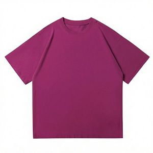 Men's <b>Green</b> Cotton <b>T</b>-<b>Shirt</b> Short Sleeve O-Neck Oversized Casual Solid Color Jersey Knitted <b>Plain</b> Dyed - Product Image 6