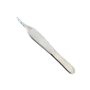 เครื่องมือผ่าตัด คีมหนีบเนื้อเยื่อแบบ Adson Brown ขนาด 7x7 ซี่ฟัน 4 3/4  แบบใช้ซ้ำได้ คีมหนีบเนื้อเยื่อแบบ Adson Brown ขนาด 7x7 ซี่ฟัน 4 3/4 - Product Image 1