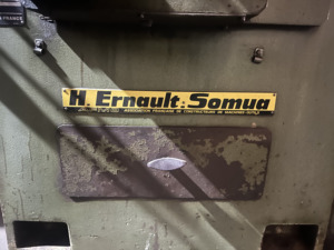 Machine à fraiser universelle robuste d'occasion n° Table de travail Ernault Somua modèle Z1C, dimensions 1200 x 300 mm - Product Image 2