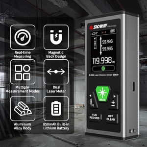 Sndway Dual Rangefinder Magnetic Color Backlit LCD Display 656ft/200m Rechargeable Angle <strong>Sensor</strong> Customized <strong>Distance</strong> Meter - Product Image 2