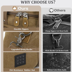 Multipurpose Lightweight Foldable Travel <b>Bag</b> for Gym Sports <b>Trips</b> Daily Use Durable Cardura Material Zipper Eco-Friendly Design - Product Image 3