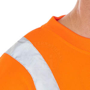 Nouveauté, vente flash, chemises de sécurité réfléchissantes FR, ANSI classe 1, imperméables, avec logo LED personnalisé, étiquette privée - Product Image 4