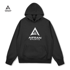 AIFRAN 100 Cotton Blank Hoodie Various Colors Custom Logo Heavyweight Streetwear Oversized Boxy Mens Pullover Wholesale - Product Image 4