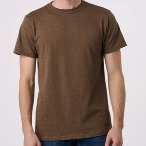 T-shirt à manches courtes pour homme en coton de bambou, t-shirts durables pour homme, t-shirt d'été à col rond, t-shirt en jersey bio pour homme - Product Image 6