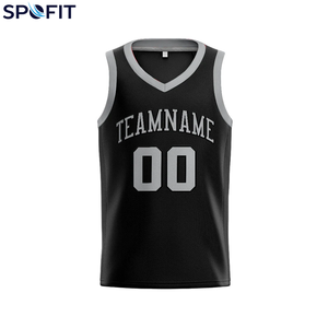 Ensemble de maillots de basket personnalisés pour hommes, vente en gros, impression numérique vierge, logo, 100 % polyester, séchage rapide, sans manches - Product Image 5