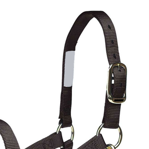 Harnais pour cheval en nylon de qualité supérieure avec détails cousus et boucle carrée en laiton, vente en gros, équipement d'équitation en nylon personnalisé - Product Image 3