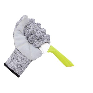 Industrial Oil Cut Resistant <b>Glove</b> Guantes Work Safety Cowhide Anti Cut Leather <b>Gloves</b> - Product Image 2
