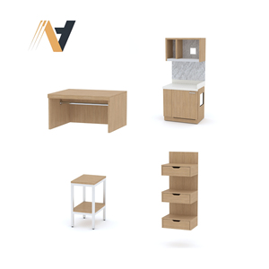 Ensemble de meubles de chambre d'hôtel réglables avec rangement, lit Queen pour les programmes de chambre d'hôtel Hilton Garden Inn - Product Image 5