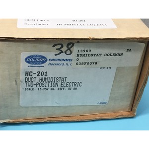 Humidistat BARBER COLMAN HC-201 120/240VAC 8A - Équipement et pièces semi-conductrices de confiance de la marque mondiale - Product Image 5