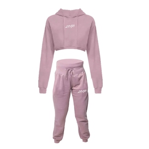 Conjunto Deportivo de Invierno para Hombre AMERICAN TRENCH CLOTHING, con Capucha, Poliéster/Algodón, Forro Polar Antibacterial, Cintura Elástica - Product Image 2
