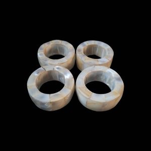 แหวนรองผ้าเช็ดปากทองเหลืองดีไซน์พรีเมียม แหวนรองผ้าเช็ดปากโลหะฝังมุก แหวนรองผ้าเช็ดปากสแตนเลส ราคาขายส่งจากโรงงาน - Product Image 2