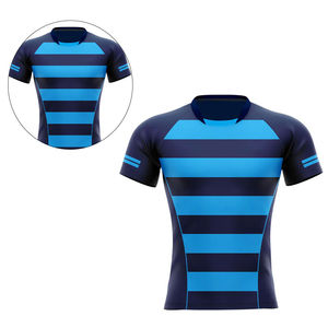 Ventes en gros d'uniformes de rugby de haute qualité à impression numérique, tailles plus grandes, avec des designs personnalisés et des noms d'équipe pour le commerce professionnel B2B - Product Image 6