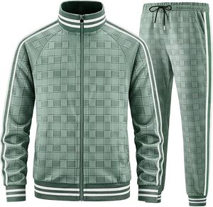Ensemble de survêtement professionnel pour hommes, veste et pantalon de sport personnalisables avec logo - Product Image 1