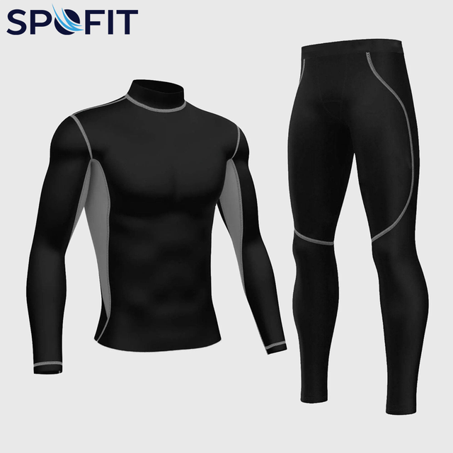 MMA Training Rash Guard Custom Mens Long Sleeve Compression Shirt & Pants BJJ Grappling Sportswear Gym Outfit Full Sets