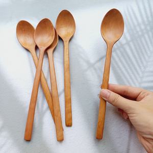 Matériau écologique cuillère à longane en bois de haute qualité Service OEM personnalisé meilleur prix pour cuillère à soupe en bois - Product Image 5