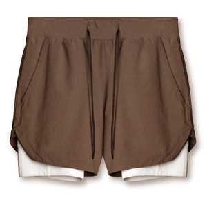 Hot Sale Men's Solid Casual Gym <b>Shorts</b> Elastic Waist <b>Quick</b> <b>Dry</b> Breathable Fitness Durable Mid Waist Spandex/Polyester WEAR - Product Image 5