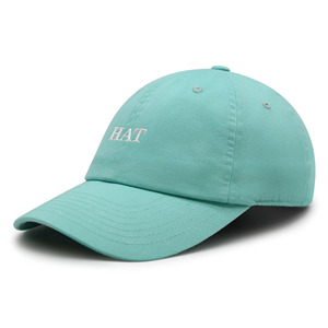 หมวกเบสบอล Tiffany Blue 6 แผง ปักโลโก้ HAT แบบ Unisex ปรับขนาดได้ ผ้าฝ้ายทวิล สวมใส่สบายสำหรับผู้ใหญ่ ใช้ได้ทุกฤดู - Product Image 3