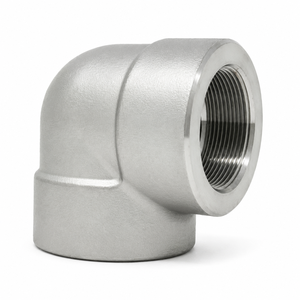 Coude fileté forgé en acier au carbone ASTM A105, filetage ASME B16.11 NPT, SW 90 °   45 °   2000 #   à 9000 #   Raccords de tuyauterie forgés haute pression - Product Image 1