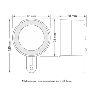 ไซเรนภาพและเสียงพร้อมไฟกระพริบ AWL136 - Product Image 2