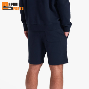 Pantalones Cortos Casuales Personalizables para Hombre, 100% Algodón, 5 Pulgadas de Entrepierna, Teñido Liso, Transpirables, de Secado Rápido, Cintura Elástica, Estilo Urbano - Product Image 3