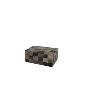 Cubo para Hielo de Cuerno de Búfalo con Incrustaciones de Cuerno Natural Metálico de Calidad, Caja y Cubo para Hielo de Cuerno de Vaca, Más Vendido - Product Image 4