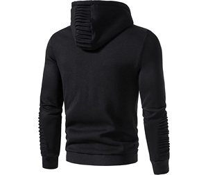 Sweat-shirts à capuche oversize pour hommes de haute qualité, design graphique personnalisé, sweats vierges OEM, 100% coton molletonné, sur mesure - Product Image 2