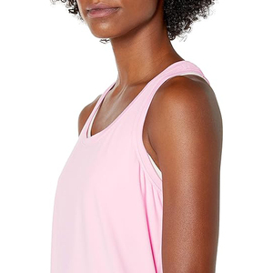 Top de tirantes para mujer con espalda con abertura circular, estilo racerback, sin mangas, mezcla de nailon y elastano, para verano y gimnasio - Product Image 3