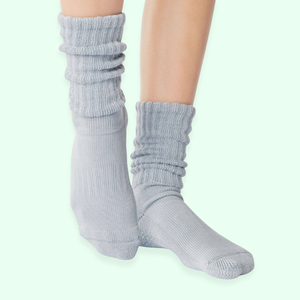 ODM Stretchy Slouch <b>Winter</b> Yoga <b>Socks</b> Grip Long Tube Custom Bamboo Cozy Long Women Cotton Soft <b>Socks</b> Anti-slip Pilates <b>Socks</b> - Product Image 1