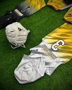 Custom 7on7 Football Uniform Full Sublimation <b>Compression</b> Shirt Shorts Set Team Logo Print Personalized Flag Football Summer - Product Image 2